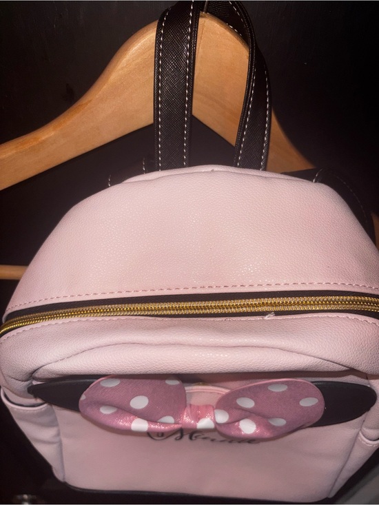 Disney Danielle Nicole Minnie Mouse Pink Mini Backpack Ears Bow